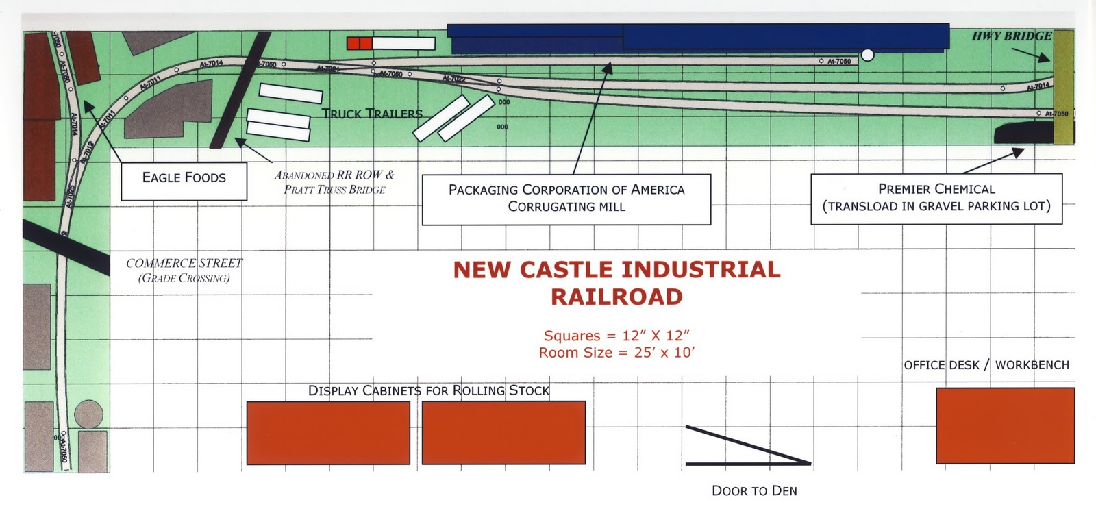 ... dandy freelanced holmium Milwaukee Road shelf switching track plan