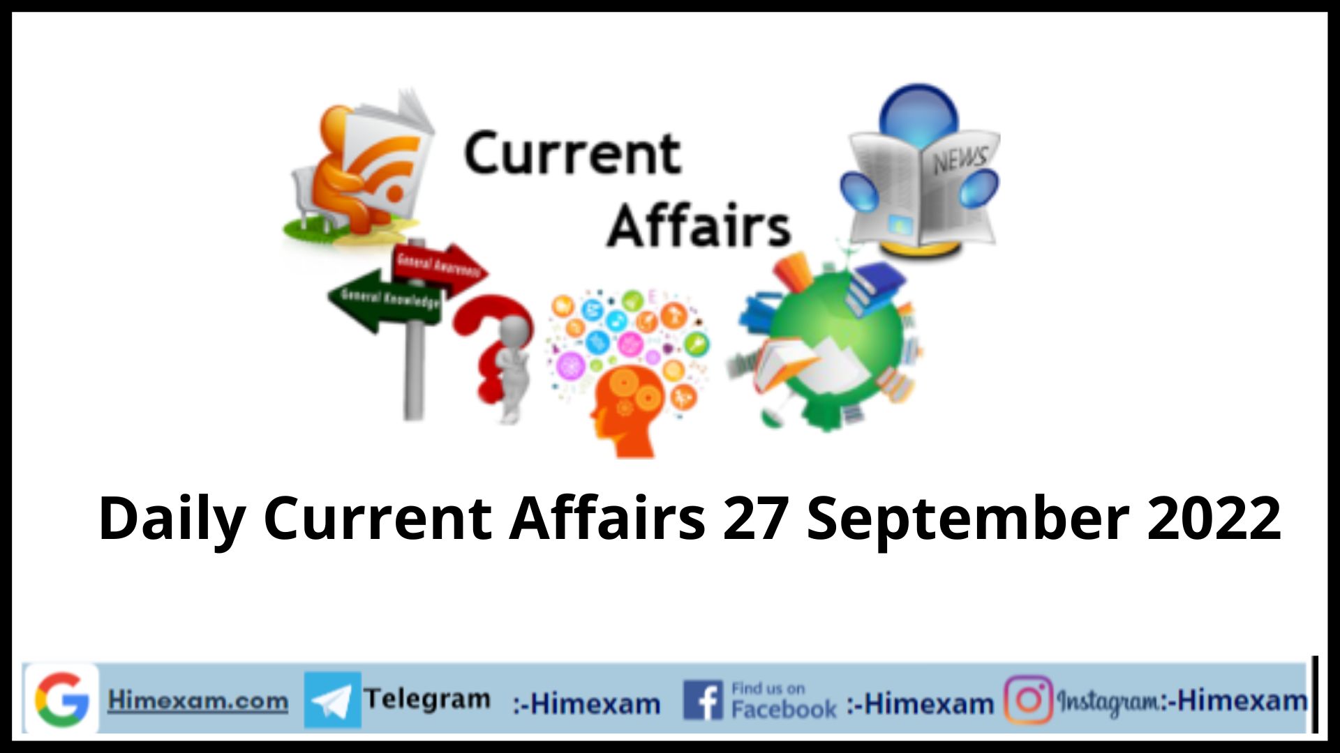 Daily Current Affairs 27 September 2022