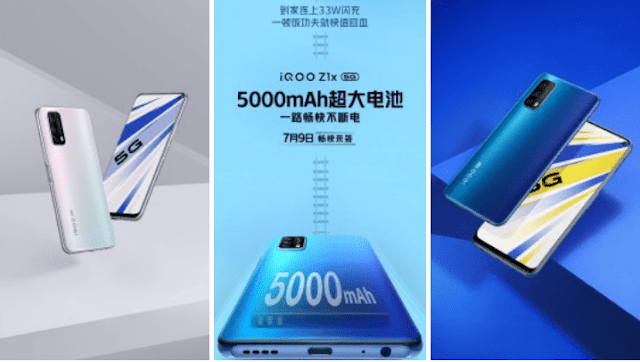 إعلان رسمي بقدوم هاتف Vivo iQOO Z1x مع بطارية بسعة 5000mAh تدعم الشحن بقوة 33W