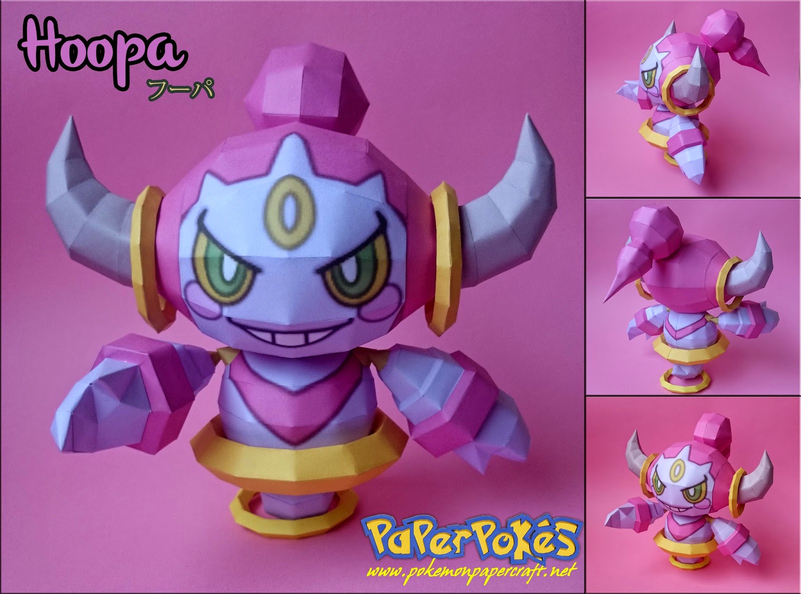 Pokemon Hoopa Papercraft Confined Version