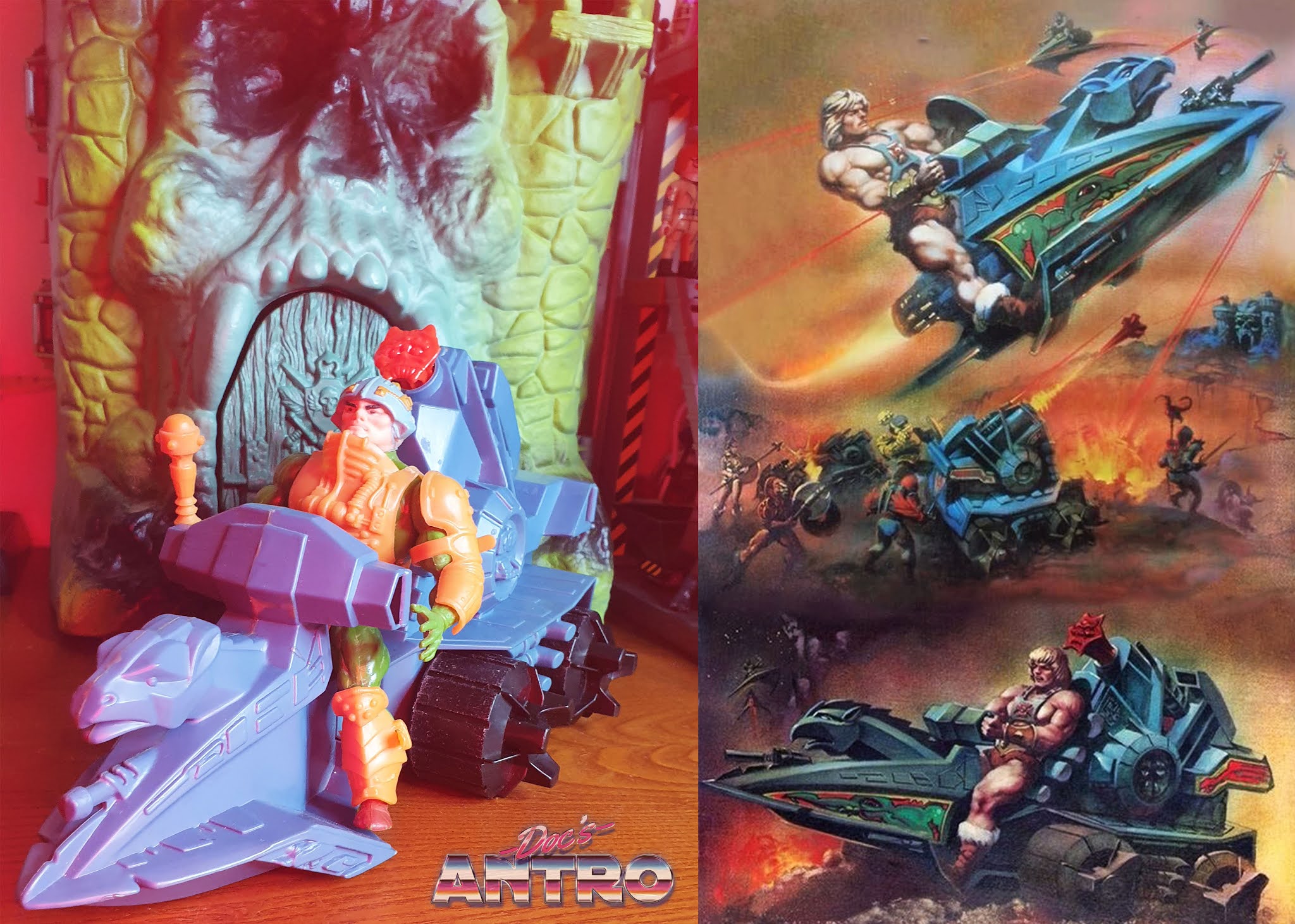 Masters of the Universe Battle Ram istruzioni italiane Antro