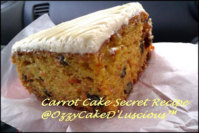 Awards: Carrot Cake Secret Recipe