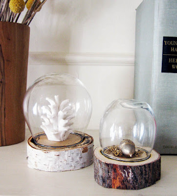 Wood Centerpieces featured on Once Wed