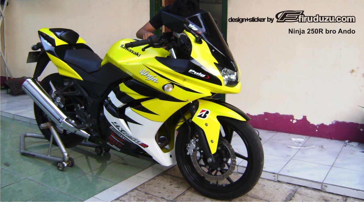 WELCOME TO MY BLOG ASHOEK Ninja 250r Modifikasi