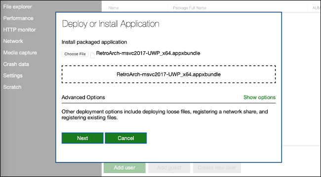 انشر تطبيق UWP