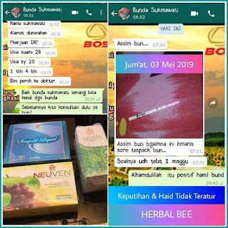 Testimoni Herbal Bee Dari Bunda Sukmawati