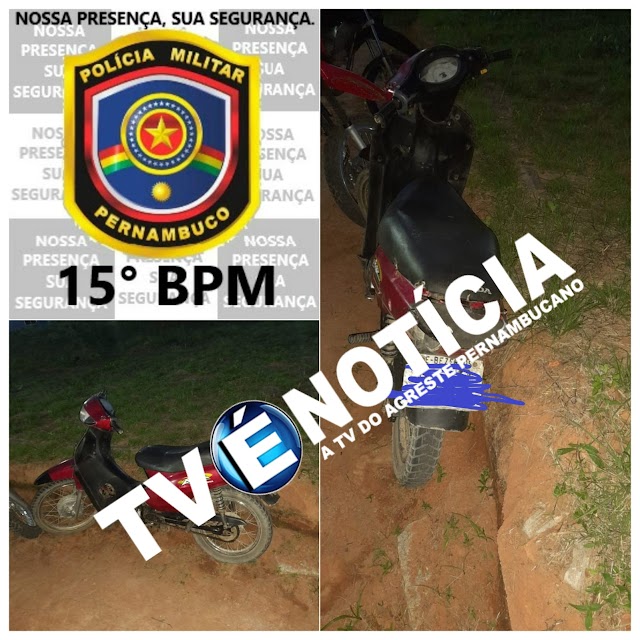 PM FLAGRA HOMEM PILOTANDO MOTO SOB EFEITO DE ALCOOL NA BR-232 NA CIDADE DE BELO JARDIM 