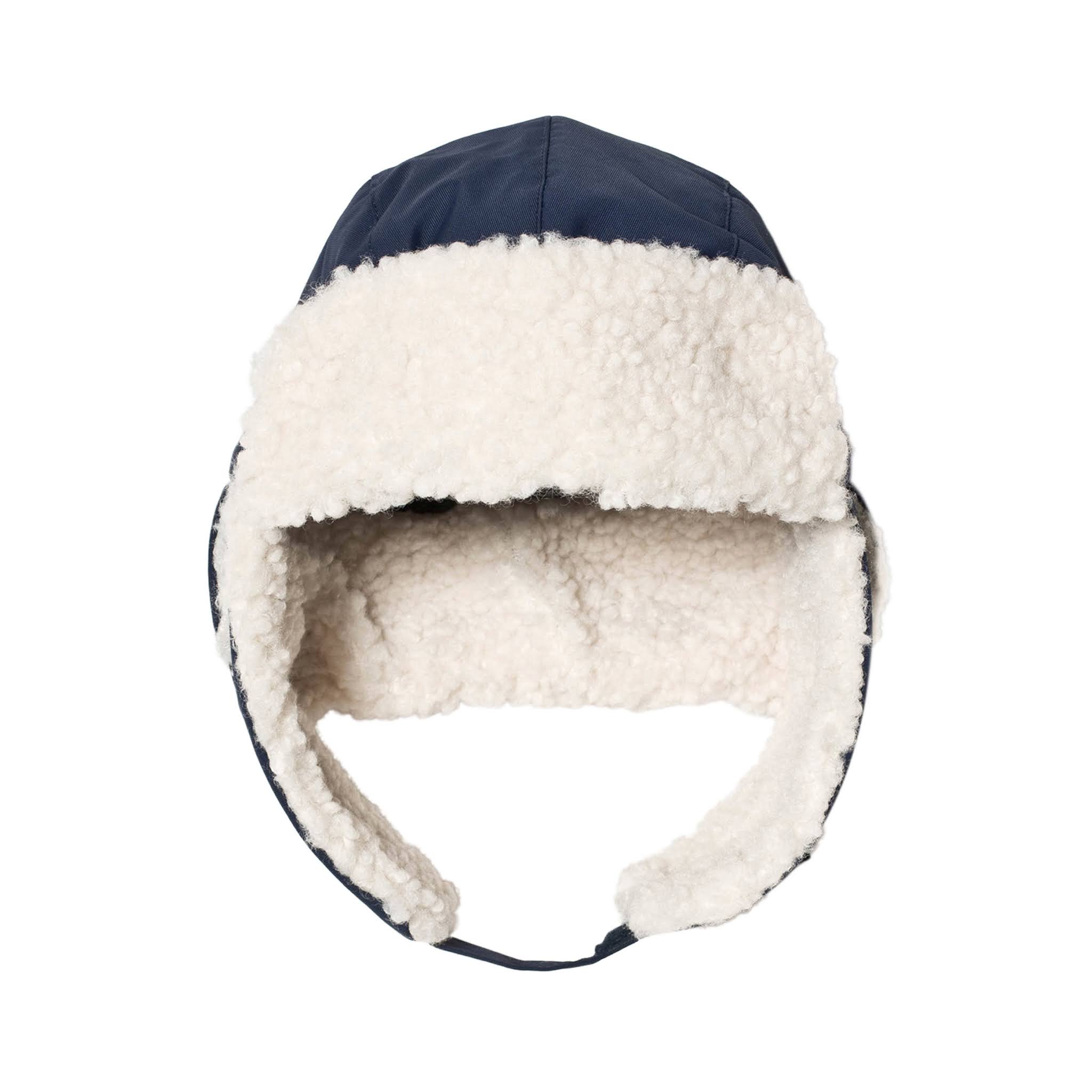 Kids Classic Navy Levi Trapper Hat from Kuling