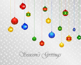 Awesome Christmas season greetings wallpaper