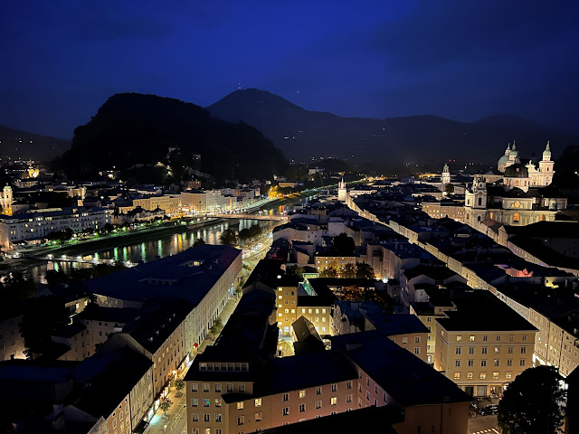 Mönchsberg night view