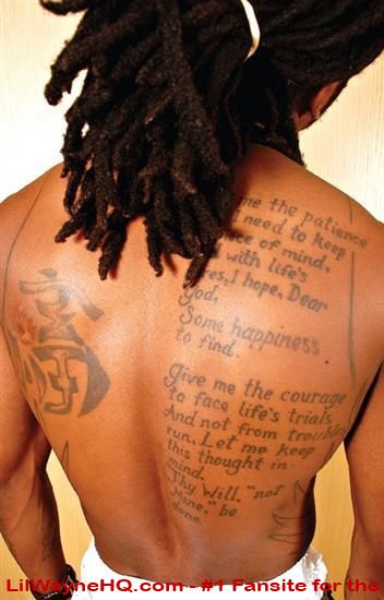 lil wayne quote tattoos. lil wayne quote tattoos. lil