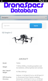 Aplikasi Spesifikasi Drone - OmahDrones