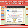 Format Cetak Piagam Ranking Smp Terbaru Berbasis Excel