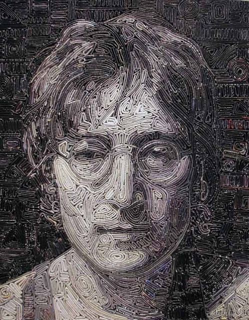 mosaic from old magazine by Vasiliy Kolesnik