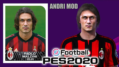 PES 2020 Faces Paolo Maldini by Andri Mod