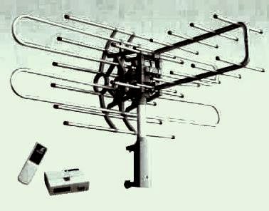 antena dengan remote putar