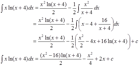 contoh soal integral parsial