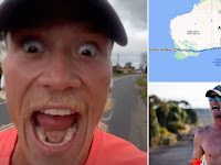 The man who ran across Australia in 47 days.