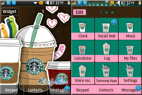 CORBY 2 THEMES: Starbucks Frappe Theme by Anonymous