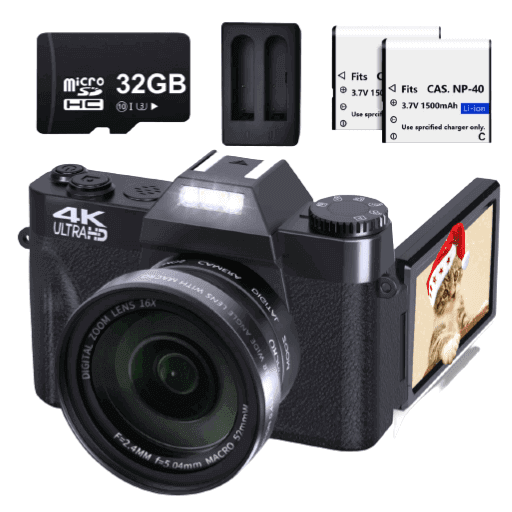 VJIANGER 4K Digital Camera