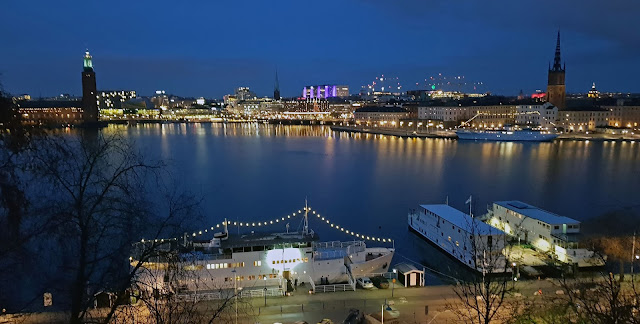 Vistas desde Monteliusvägen, Estocolmo, Suecia