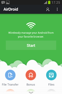 Menjalankan Aplikasi AirDroid di Samsung Galaxy Young 2