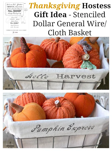 Thankgiving Hostess & Christmas Gift Ideas With Old Sign Stencils & Dollar General #oldsignstencils #dollargeneral