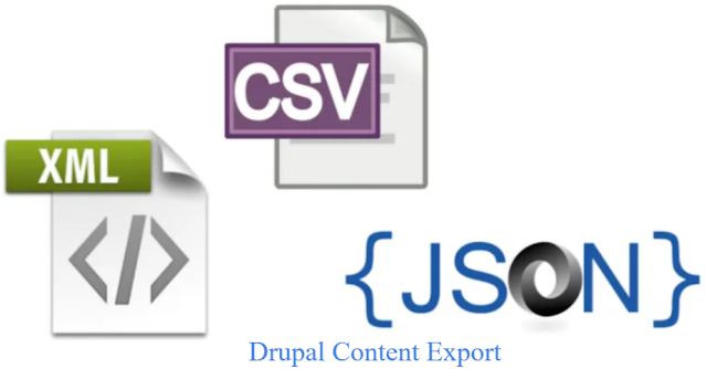 CSV ,XML JSON EXPORT IN DRUPAL8