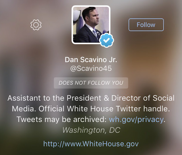 Trump’s social media director Dan Scavino broke the law with Tweet