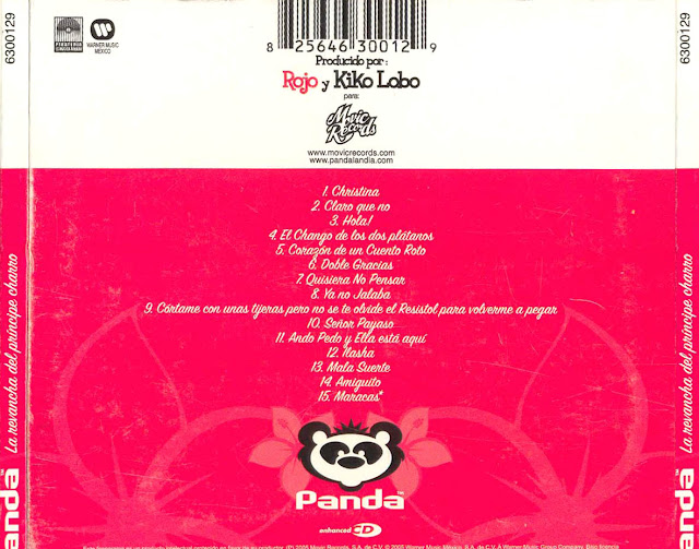 Panda - La revancha del príncipe charro caratula trasera