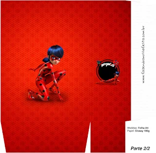 Miraculous Ladybug Free Printable Box.