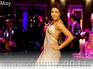 priyaka chopra 2012 calender, wallpaers