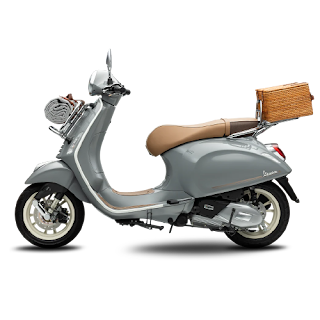 Vespa Primavera Picnic Dã Ngoại Xám