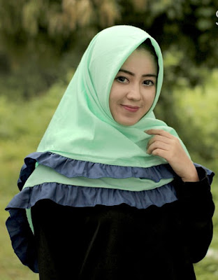 gambar model hijab rempel terbaru