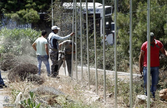 Νέα περίφραξη στο Γκολφ Γλυφάδας