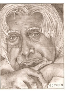 Portraits  Actor Personalities Familiar Faces leaders actress hero herione tamis cinema drawing pencil sketching artwork abdul kalam amitab bachan sonali bindre art