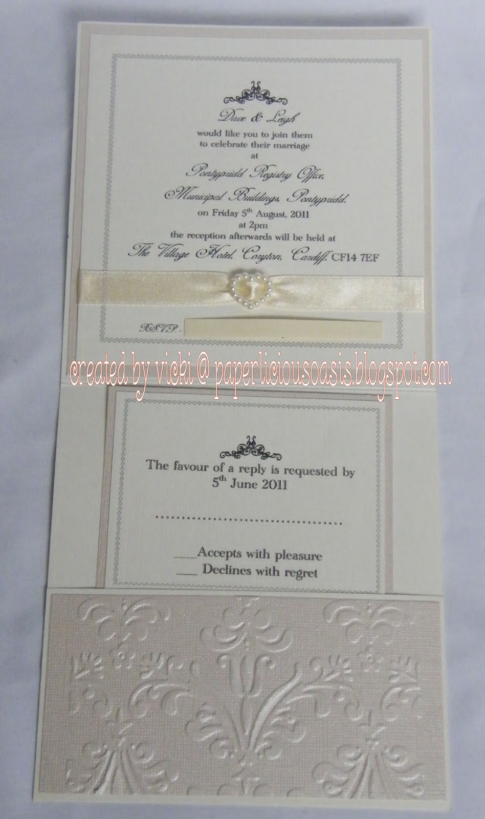 25th wedding invitation