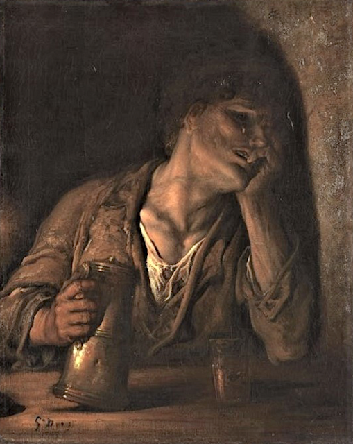 Gustave Doré (1832-1883),    Le Buveur de Gin, Musée des beaux-arts de Beauvais, France