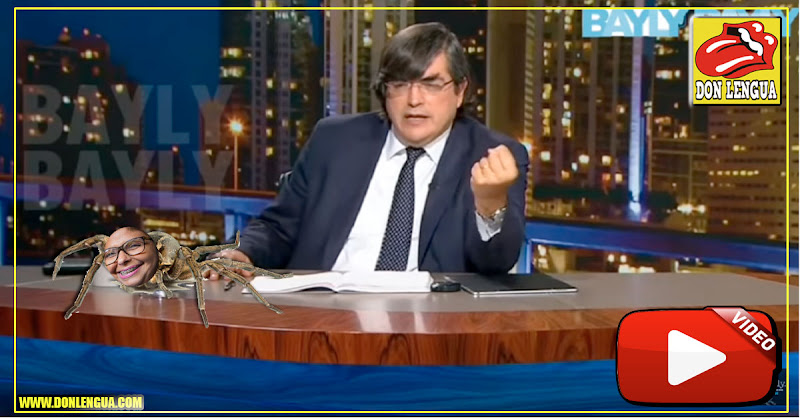 Jaime Bayly le dio hasta con el tobo a Delcy la Fea