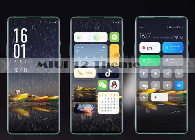 Tema MIUI 12 Mtz Tembus Aplikasi Dengan Live Wallpaper Keren