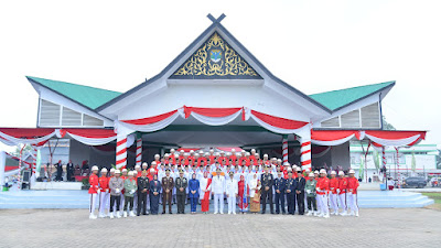 Pemkab Batanghari Melaksanakan Upacara Peringatan HUT RI ke-78