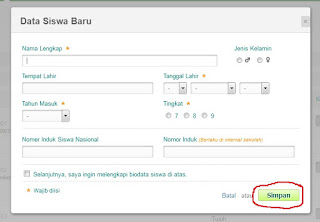 Tambah Siswa Baru Satu-persatu di Simpatika