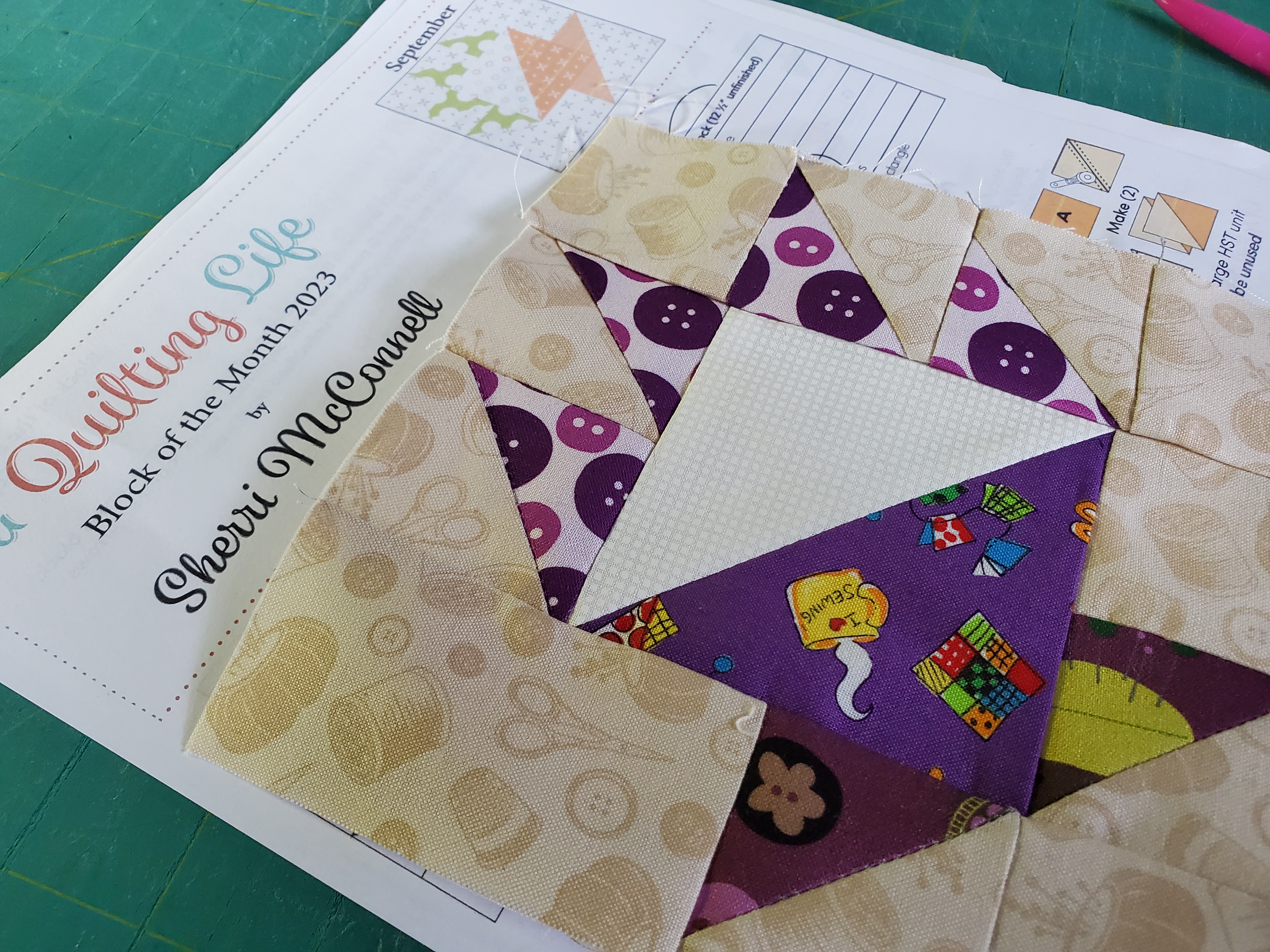 Quilt Block of the Month November 2023 - A Quilting Life