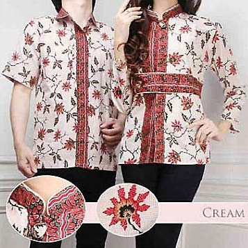 Model baju batik couple lengan panjang untuk remaja