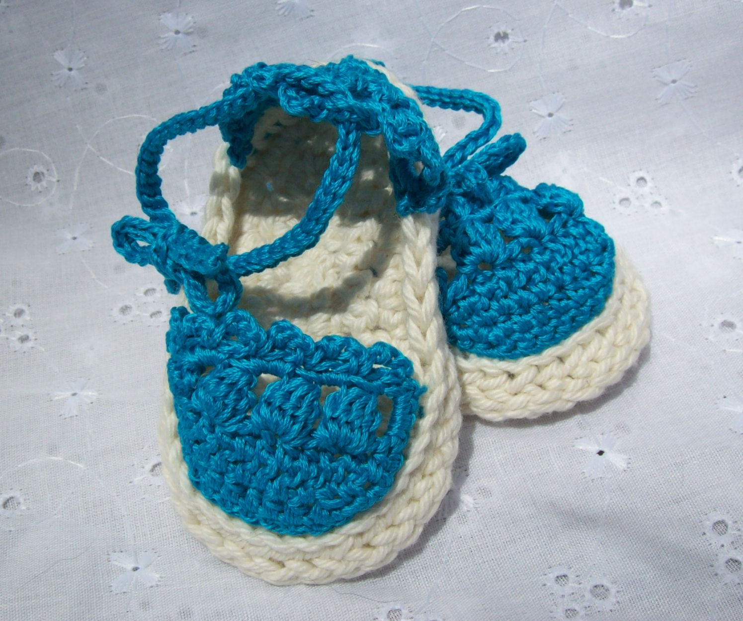 Crochet baby Espadrille sandals. Made with 100% cotton in Ecru and ...