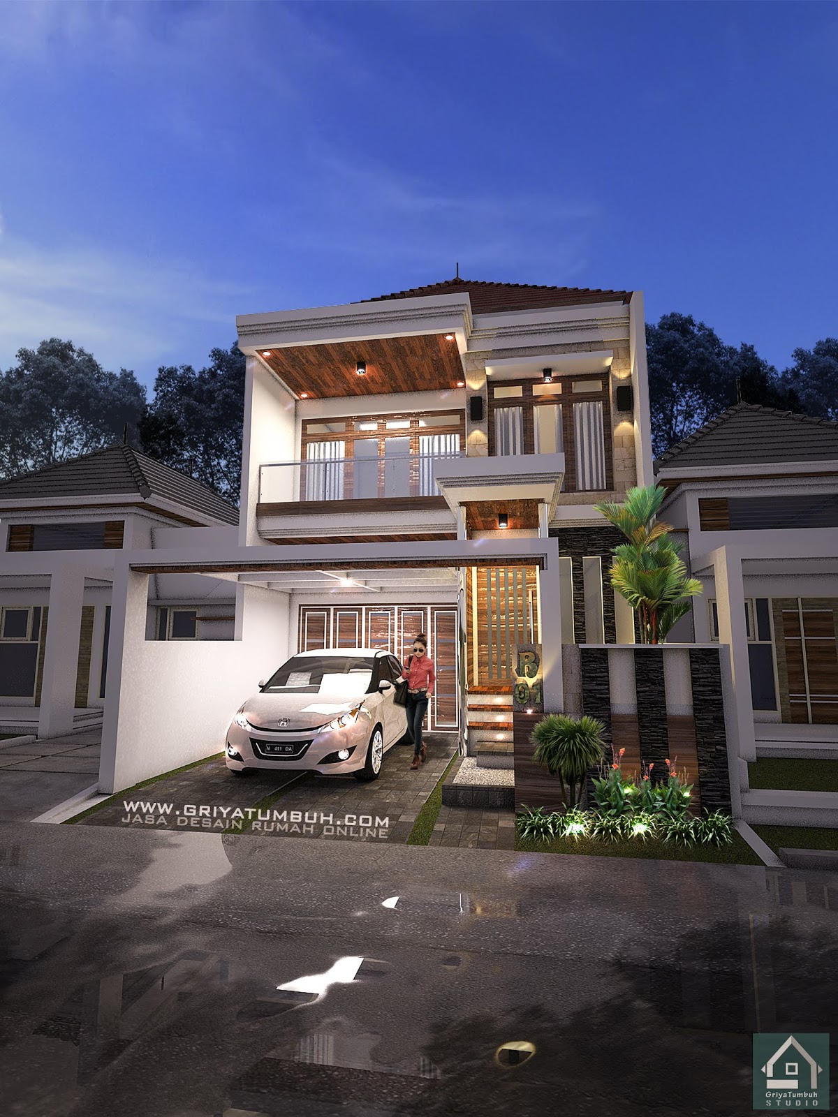 Desain Rumah 7 X 15 M Bapak Totok Malang