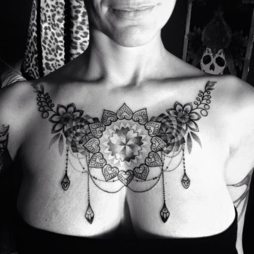 Chest Tattoos for Women by Dodie