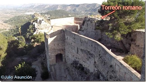 Castillo mayor y torre romana - Játiva