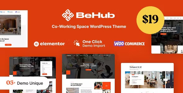 Best Coworking Space WordPress Theme