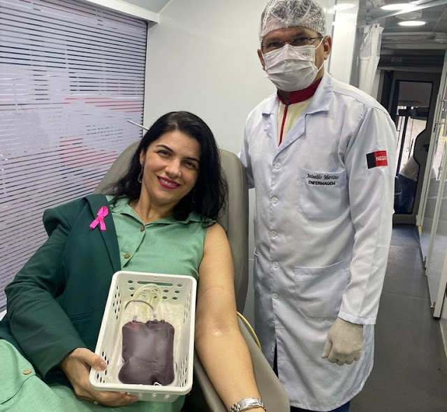 Unidade Itinerante do Hemocentro da Paraíba coleta 70 bolsas de sangue na UFCG